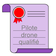 DENUX PRODUCTIONS tele-pilote drone qualifie